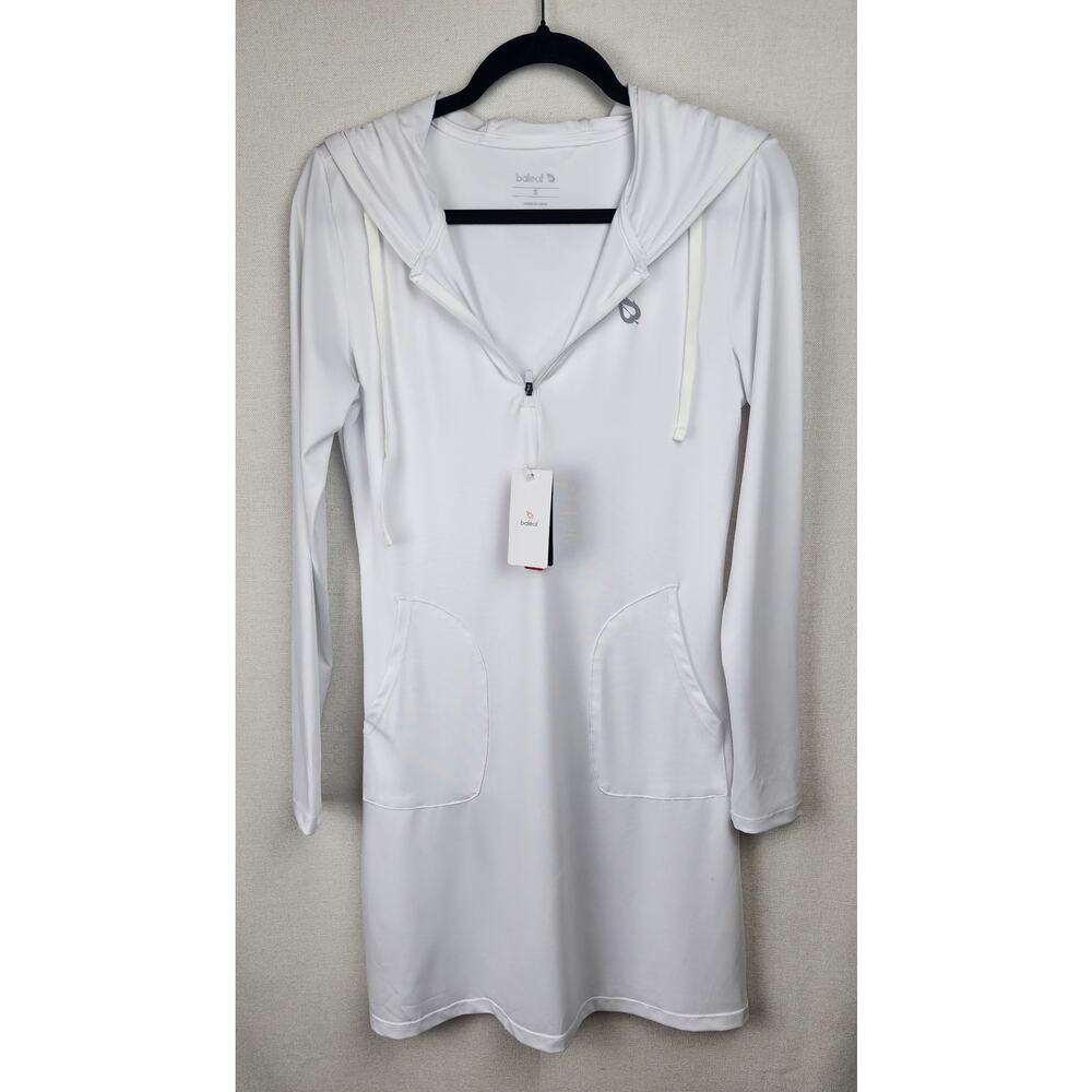 NWT Baleaf Dress Women's S long sleeve beach Hooded UPF 50+, stretch, comfort